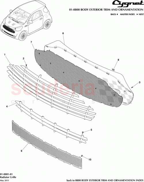 Part Diagram for Aston Martin AY2Y-R7081-AA