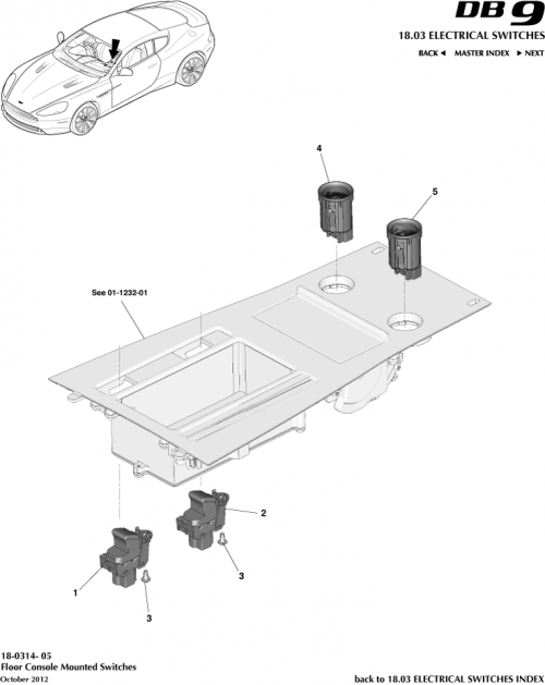 Part Diagram for Aston Martin AD33-15K237-BA