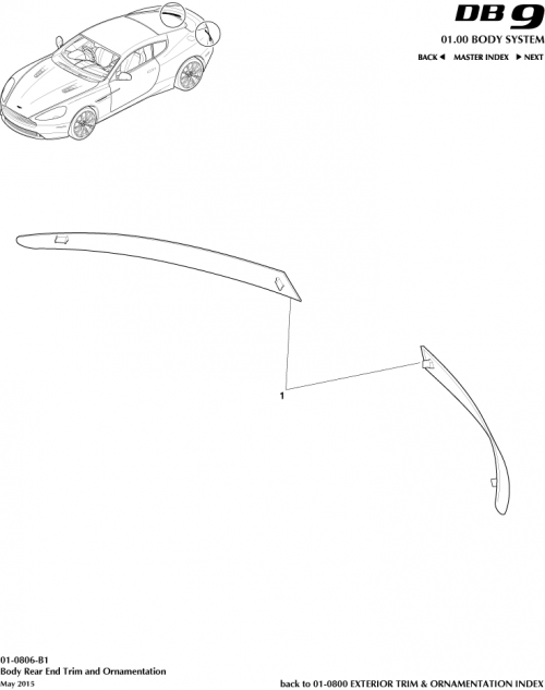 Part Diagram for Aston Martin 4G43-13A538-AE