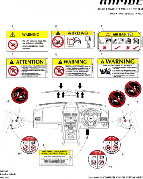 Part Diagram for Aston Martin RY53-14413-AB