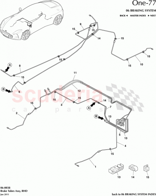 Part Diagram for Aston Martin 12023-03-8311-AC