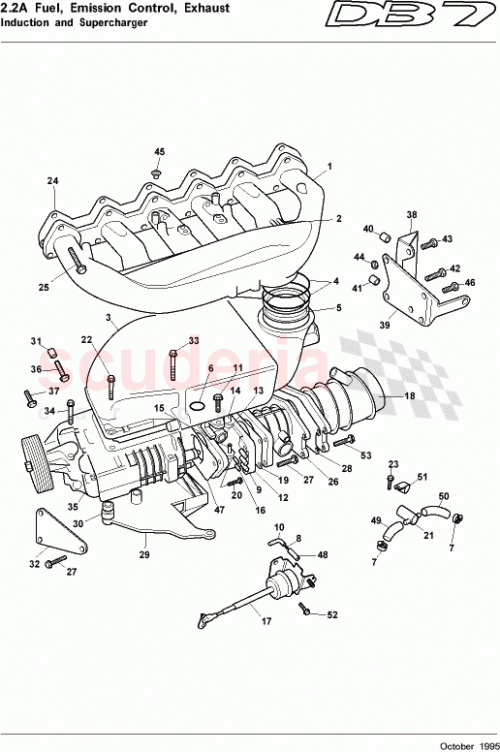 Part Diagram for Aston Martin 691462