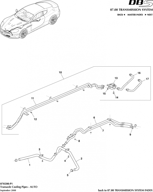 Part Diagram for Aston Martin SY9Y-044E36-HCW