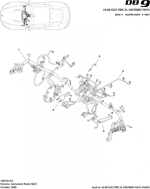 Part Diagram for Aston Martin 9D33-14N003-BA