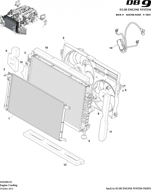 Part Diagram for Aston Martin 703168