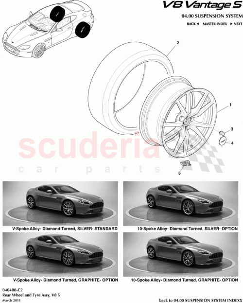 Part Diagram for Aston Martin BG33360671AA