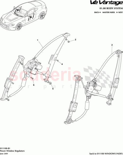 Part Diagram for Aston Martin 6G33-F23201-AE