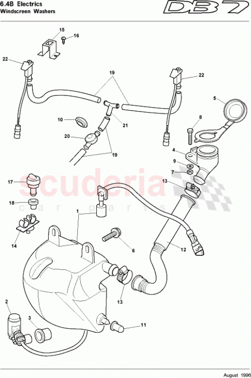 Part Diagram for Aston Martin 37-86308