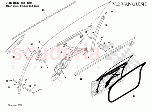 Part Diagram for Aston Martin 699697