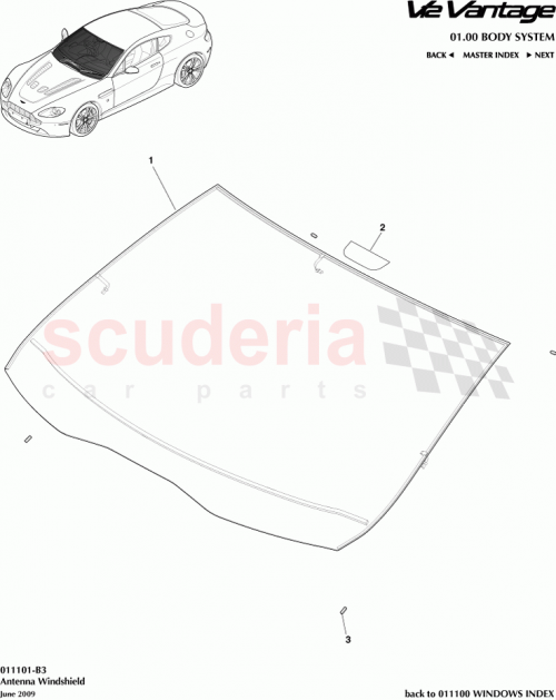 Part Diagram for Aston Martin 8G33-76-10657