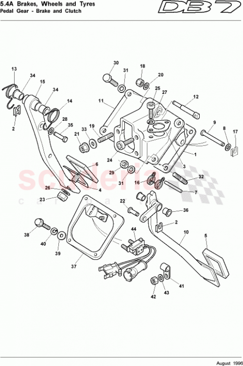Part Diagram for Aston Martin 29-81251