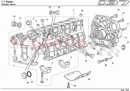Part Diagram for Aston Martin 14-84376