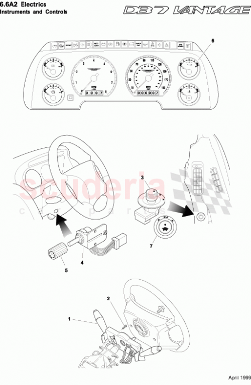 Part Diagram for Aston Martin XR1F10849NA