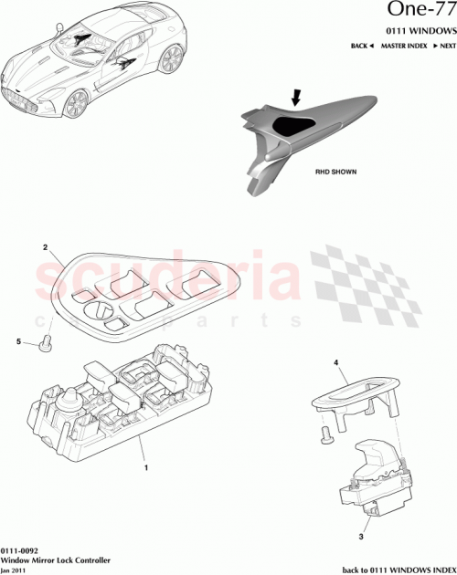 Part Diagram for Aston Martin 12023-14-6483-SE