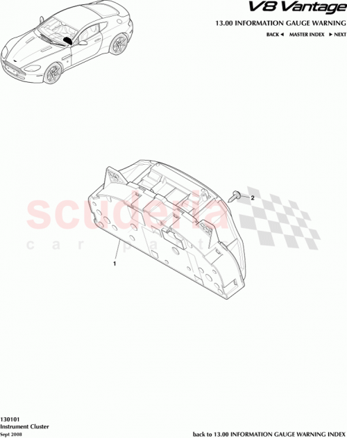 Part Diagram for Aston Martin 91626