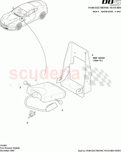 Part Diagram for Aston Martin 8G43-14A163-BA