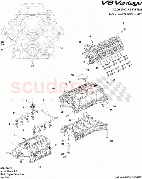 Part Diagram for Aston Martin 6G339S441AE