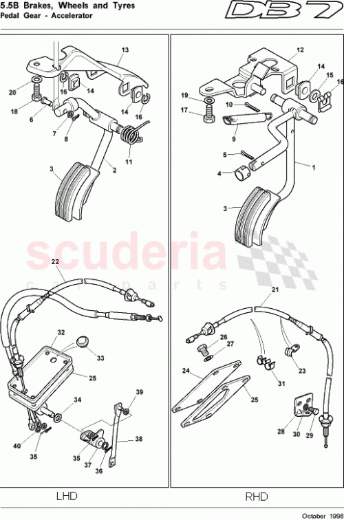 Part Diagram for Aston Martin 42-81162