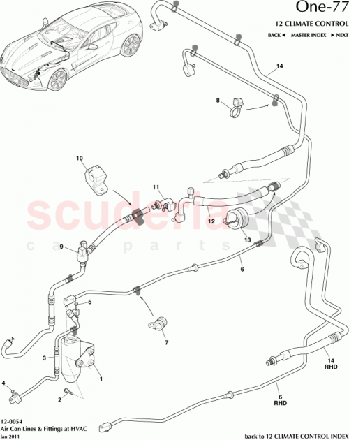 Part Diagram for Aston Martin 12023-03-8130-AD