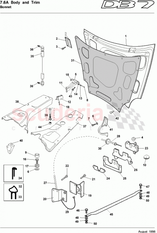 Part Diagram for Aston Martin 697274-PK