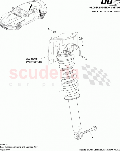 Part Diagram for Aston Martin 9D33-18W002-CB
