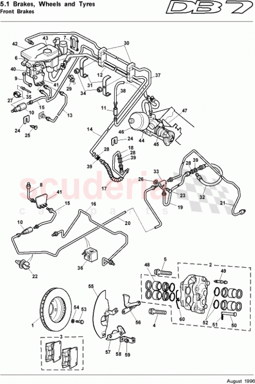 Part Diagram for Aston Martin 28-80250