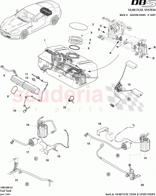 Part Diagram for Aston Martin 4G439C133aPIA03