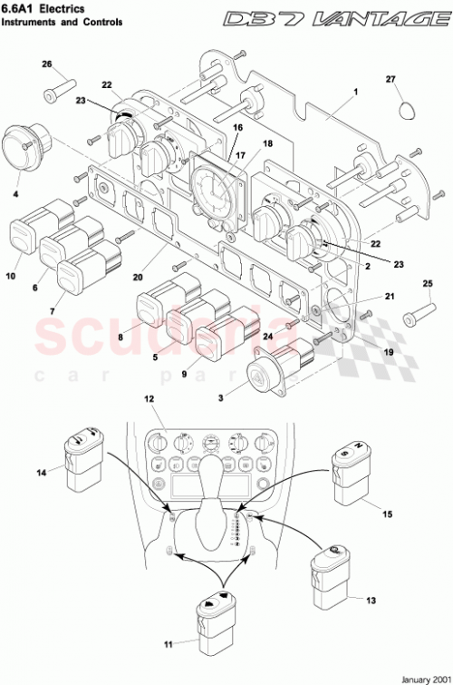 Part Diagram for Aston Martin 87-122932-AB