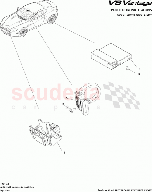 Part Diagram for Aston Martin 4G437793EA