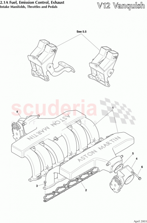 Part Diagram for Aston Martin 1r2-08-10077-pk
