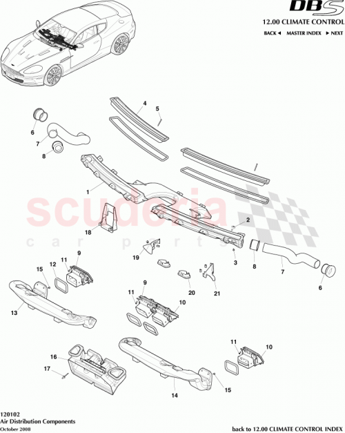 Part Diagram for Aston Martin 8D33-60302-BB