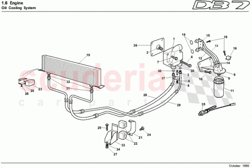 Part Diagram for Aston Martin 44-83493