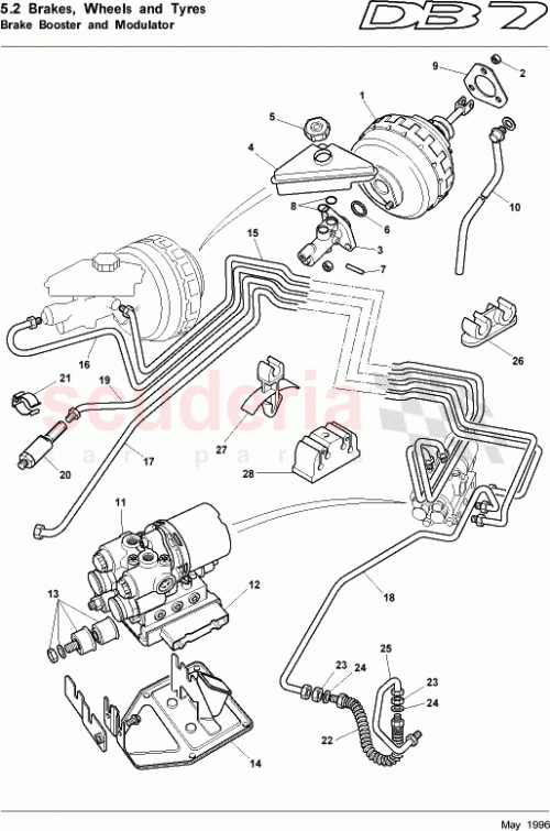 Part Diagram for Aston Martin 33-83926