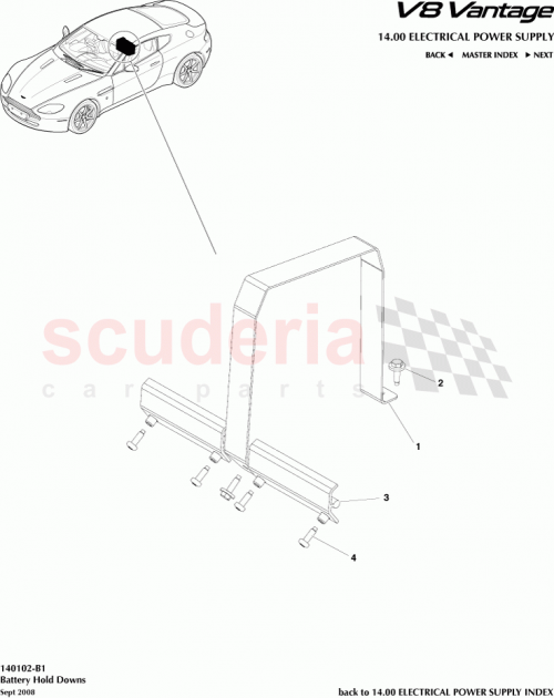 Part Diagram for Aston Martin AG33-10A668-BA