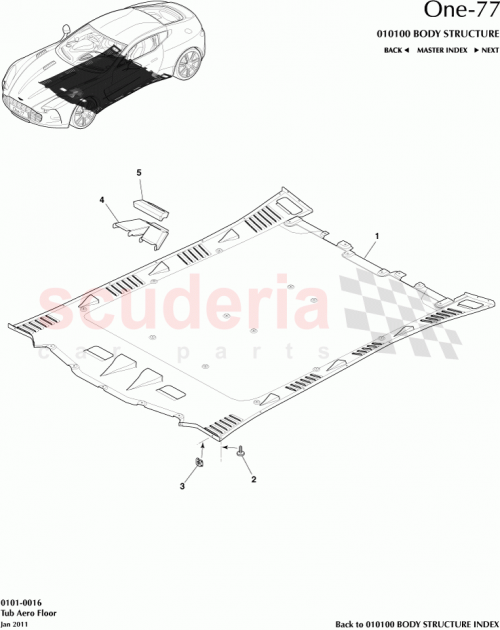 Part Diagram for Aston Martin 12023-03-7602-AA