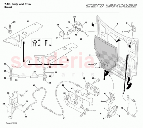 Part Diagram for Aston Martin 64-124014-AA