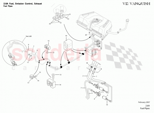 Part Diagram for Aston Martin 1R12-343315-AD