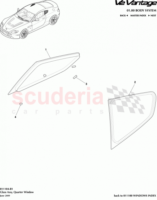 Part Diagram for Aston Martin 6G33-C29751-BA
