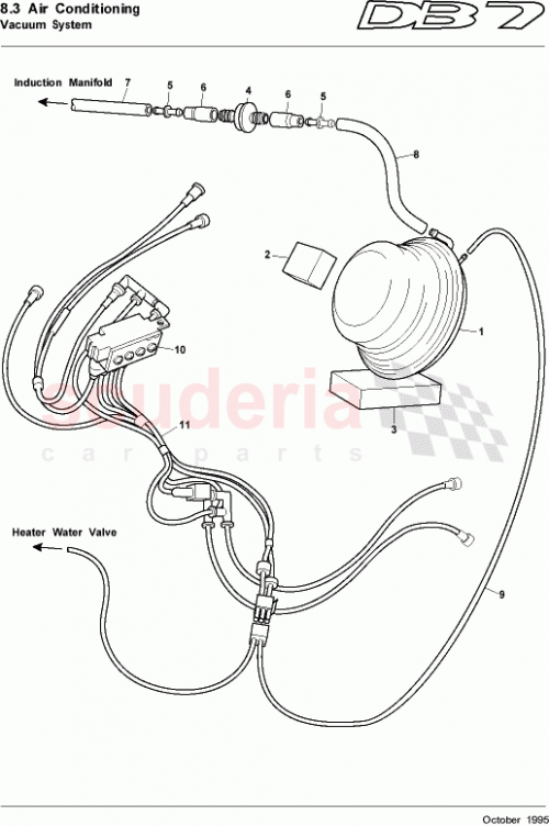Part Diagram for Aston Martin 89-82151