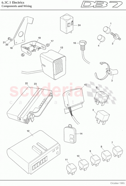 Part Diagram for Aston Martin 37-81954