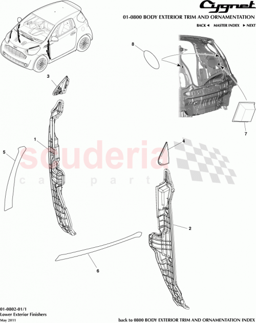 Part Diagram for Aston Martin AY2Y-13K179-AA