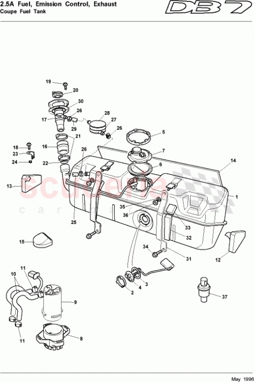 Part Diagram for Aston Martin 97-83969