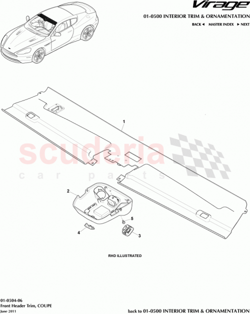 Part Diagram for Aston Martin 8D3319G379AA
