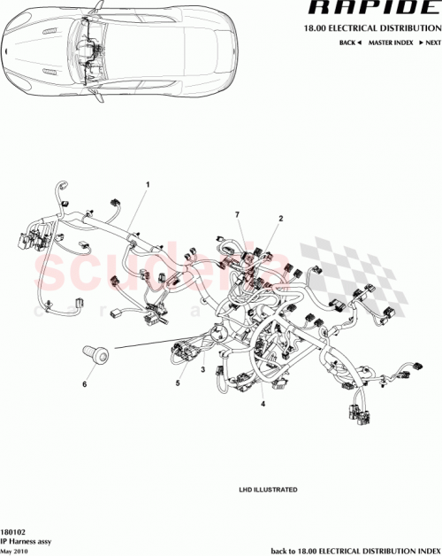 Part Diagram for Aston Martin AD43-14401-CC