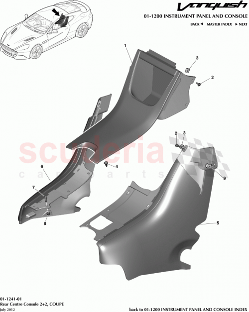 Part Diagram for Aston Martin CD33-045E23-ACW