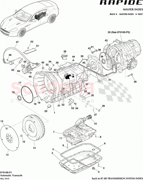 Part Diagram for Aston Martin AD437A245AA