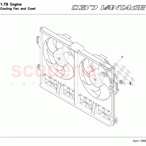 Part Diagram for Aston Martin 32-85722