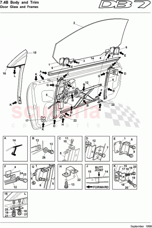 Part Diagram for Aston Martin 693432