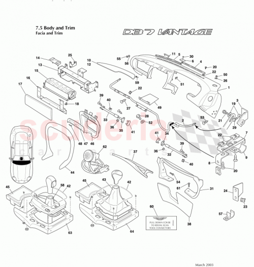 Part Diagram for Aston Martin 697587