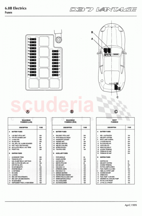Part Diagram for Aston Martin 37-120602-AG